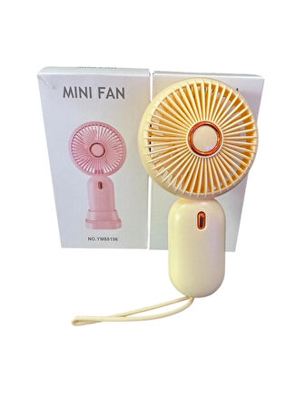 Avuç İçi Taşınabilir Şarjlı Mini Vantilatör El Fanı YM88196 
