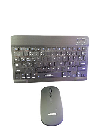 ST4470 Kablosuz Ultra Slim Şarjlı Mini Bluetooth Q Klavye Mouse Set