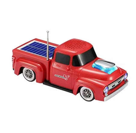 Wster WS-692BT Kamyone Araba Radyolu Güneş Panelli Bluetooth Hoparlör Powerbanklı