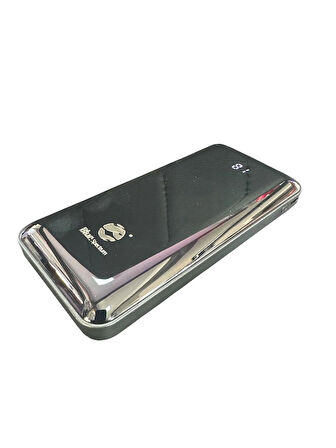 H01 Dijital Göstergeli Dahili Çoklu Kablolu 10000 mAh Powerbank SİYAH