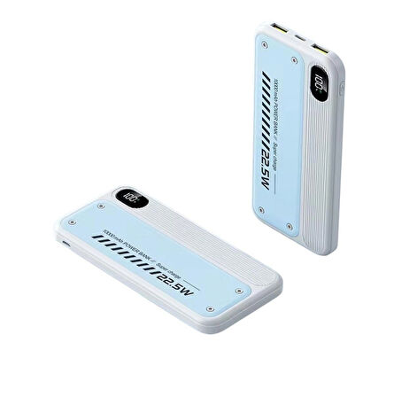 H6 Dijital Göstergeli Dahili Çoklu Kablolu 10000 mAh Powerbank