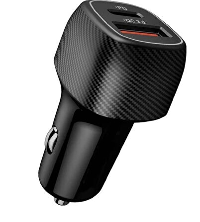 AC-85 38W 3.0 QC PD Araç Şarj Başlığı