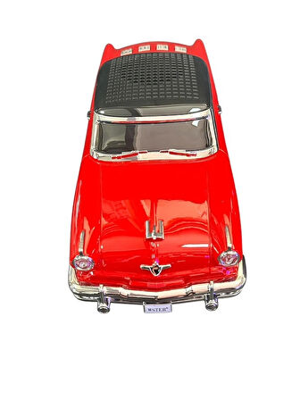 WSTER WS-1957 Araba Görünümlü Taşınabilir Kablosuz Radyolu Bluetooth Hoparlör