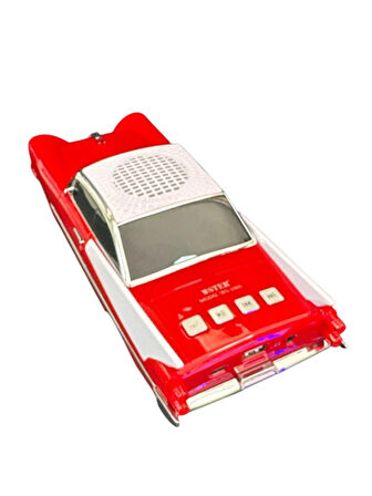 WSTER WS-1965 Araba Görünümlü Taşınabilir Kablosuz Bluetooth Hoparlör