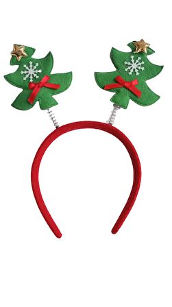 YILBAŞI TAÇ KARLI AĞAÇ YEŞİL