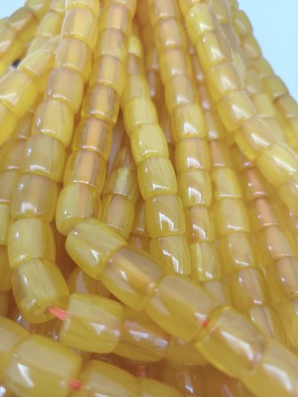 Omari İmzalı Sertifikalı Alman Faturan Sıkma Kehribar Tesbih 13x13,5 mm Teker Kesim