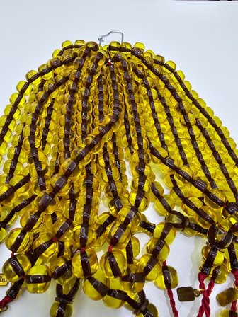 Omari İmzalı Sertifikalı Alman Faturan Sıkma Kehribar Tesbih 11,5x10,3 mm Fıçı Kesim