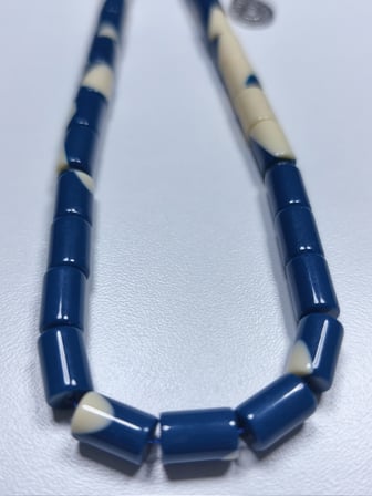 Beyzbol Topu Mavi Tesbih (7 X 11 mm)