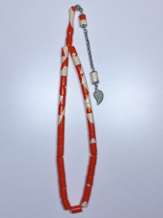 Beyzbol Topu Turuncu Tesbih (7 X 11 mm)