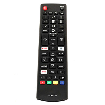 Lg 43UM7390PLC Netflix Prime Video Tuşlu Smart Led Tv Kumandası