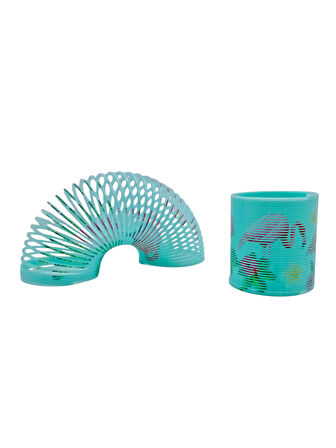 Flamingo Desenli Renkli Stres Yayı Oyuncak Stres Yayı - 5 cm çapında - 1 Adet