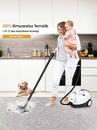 Pirantech Cb-107C Çok Fonksiyonlu Buharlı Temizlik Makinesi - Buharlı Temizleyici