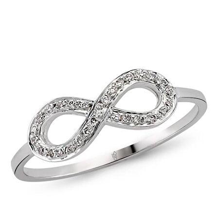 Harem Altın 18 Ayar Altın Pırlanta Sonsuzluk Yüzük 48574