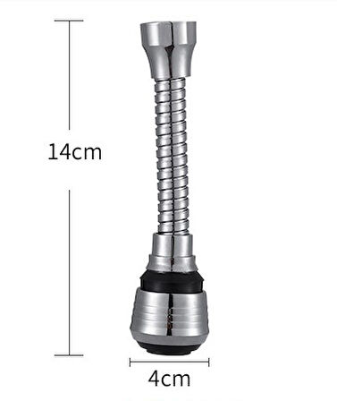 Hortumlu Esnek Su Tasarruflu 2 Modlu Musluk Başlığı