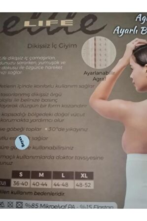 Kadın Agraflı Bel Korse Sıkılaştırıcı