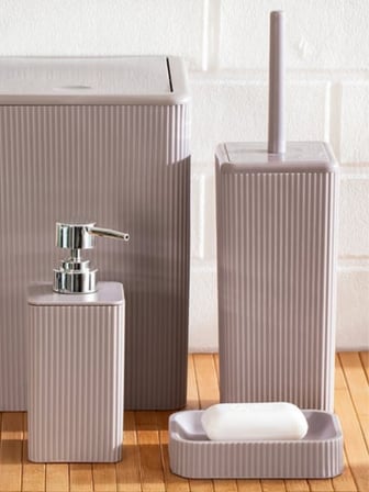 Kelly 5'li Banyo Seti - Açık Kahve 
