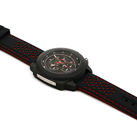 İsviçre Cortebert Karbon Kasa Erkek Kol Saati