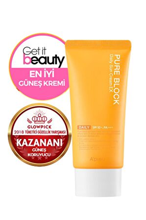 Missha Pure Block 50 Faktör Nemlendirici Tüm Cilt Tipleri İçin Renksiz Yüz Güneş Koruyucu Krem 50 ml