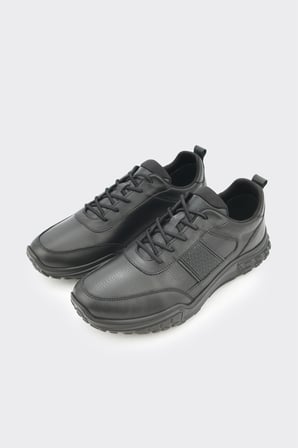 Hakiki Deri Bağcıklı Erkek Sneaker