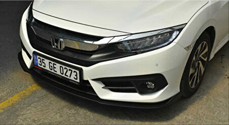 Honda Civic Fc5 2016-2020 Ön Lip Dizayn B (Tek Parça)