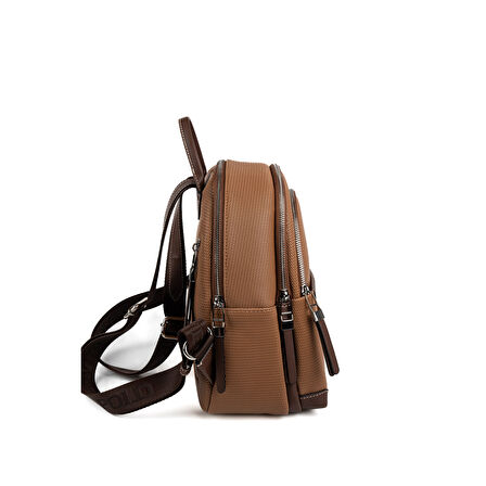 Silver Polo  Kadın  1265-48641 SILVER POLO SIRT ÇANTASI M86 KARAMEL-MAT KAHVE