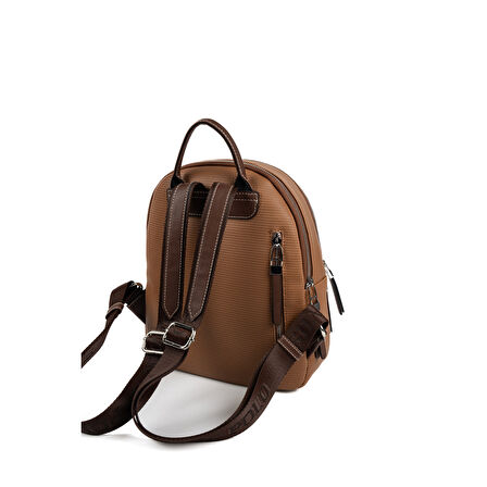 Silver Polo  Kadın  1265-48641 SILVER POLO SIRT ÇANTASI M86 KARAMEL-MAT KAHVE