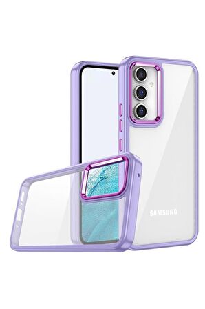 Galaxy A04S Kılıf Kamera Korumalı Mat Renkli Silikon