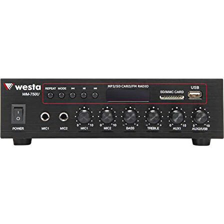 Westa WM-750U 80 Watt Usb/sd 100 Volt Hat Trafolu Amfi