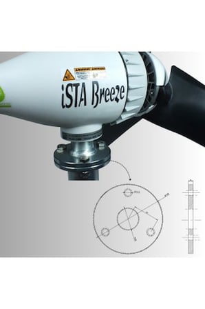 İ-500 24V Rüzgar Türbini İSTA-BREEZE