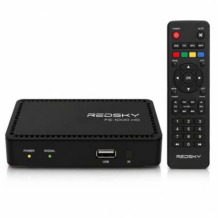Redsky FS1000 HD Full HD 1080P TKGS DVB-S2 Uydu Alıcısı WiFi Destekli HDMI USB