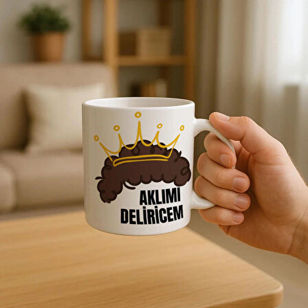 Aklımı Deliricem Baskılı Prens Kupa Bardak