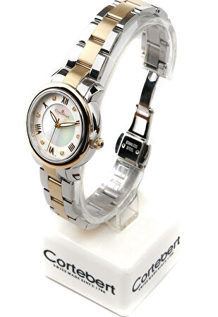 Sedef Model Rose Gold Cortebert Lüks Bayan Kol Saati