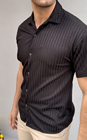 Çizgili Slim Fit Gömlek