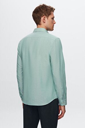 Twn Slim Fit Yesil Oxford Gömlek 6EF02ORT00288 6EF02ORT00288