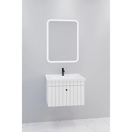 
Alice 65 Cm Banyo Dolabı Cmr Led Aynalı - Boy Dolap Hariç