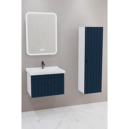 
Alice 65 Cm Banyo Dolabı Cmr Led Aynalı - Boy Dolap Dahil