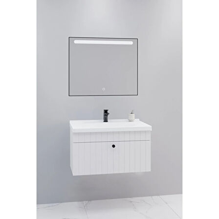 
Alice 80 Cm Banyo Dolabı Lvn Led Aynalı - Boy Dolap Hariç