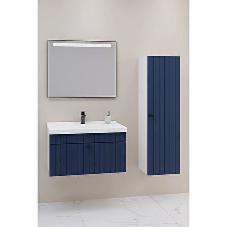 
Alice 80 Cm Banyo Dolabı Lvn Led Aynalı - Boy Dolap Dahil