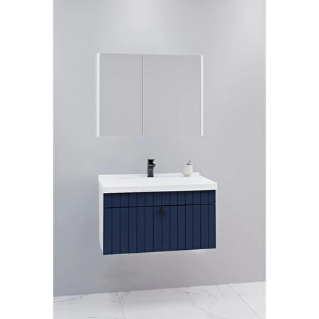 
Alice 80 Cm Banyo Dolabı Bgn Aynalı - Boy Dolap Hariç