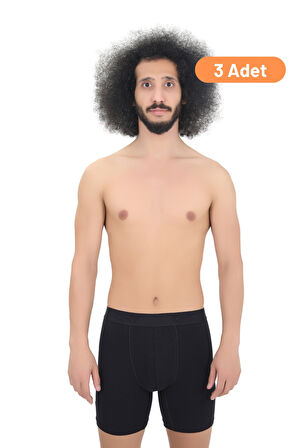 Erkek Uzun Paça Likralı 6'lı Boxer Premium Paket 