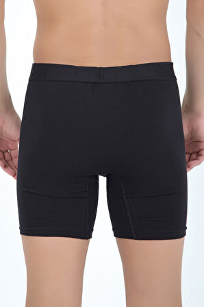 Erkek Uzun Paça Likralı 6'lı Boxer Premium Paket 