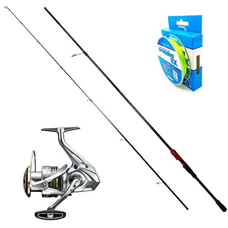 Shimano Sedona FJ C3000 - Fujin Red Romeo 240cm 8-37gr Spin Olta Seti