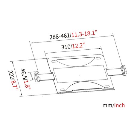 EXVEGA EX789 Ayarlanabilir Siyah Aliminyum Vesa Baglantili Monitor Kolu Uyumlu Laptop Standi
