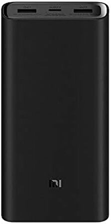 Xiaomi Mi 20000 mAh Hızlı Şarj Powerbank Siyah