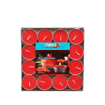 Tealight Yuvarlak Mum Mix 32'li