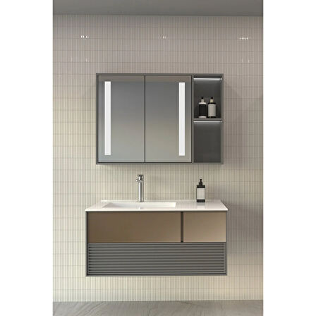 Boneta 100 Cm Banyo Dolabı