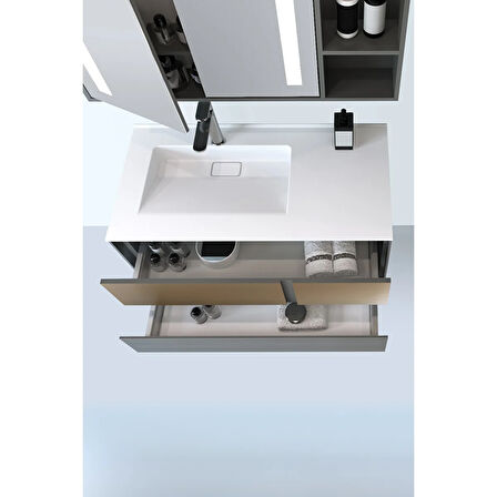Boneta 100 Cm Banyo Dolabı