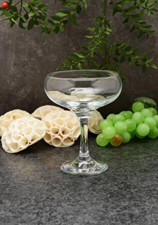 Paşabahçe 44136 Bistro 6 lı Yayvan Magnolya Sunum, Meşrubat Bardağı