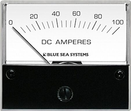 DC Ampermetre. 0-100 A. Harici şönt dahil 60x71 mm