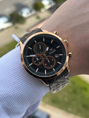 FERRO İç Fonksiyonları Aktif Chronograph 30 Mt Su Geçirmez Erkek kol Saat xf0013